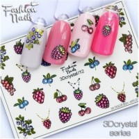 FASHION NAILS CRYSTAL 3D SLIDER 12